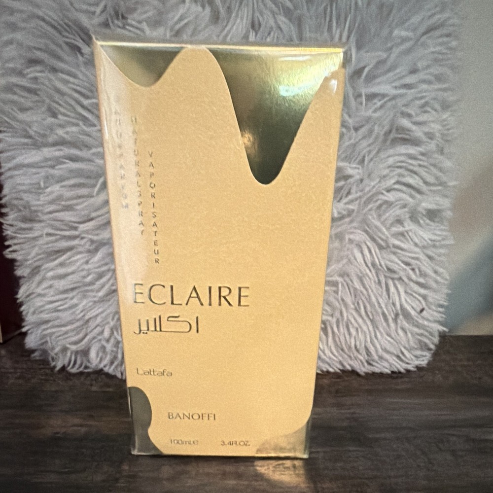 Lattafa Eclaire Banoffi Eau de Parfum Spray 3.4 fl oz Regular Size ECLAIRE
