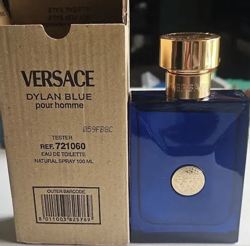 Versace Dylan Blue Pour Homme Eau de Toilette Spray, Tester, 100 mL