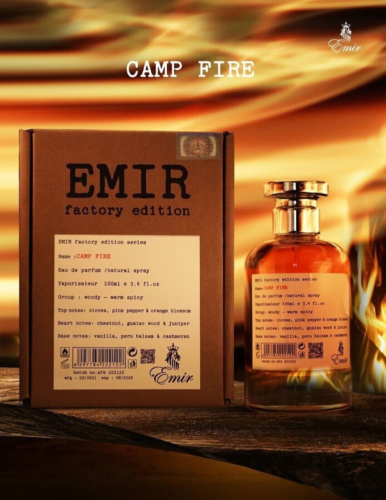 Paris Corner Campfire Factory Edition 100 Ml EDP For Men- FREE SHIPPING