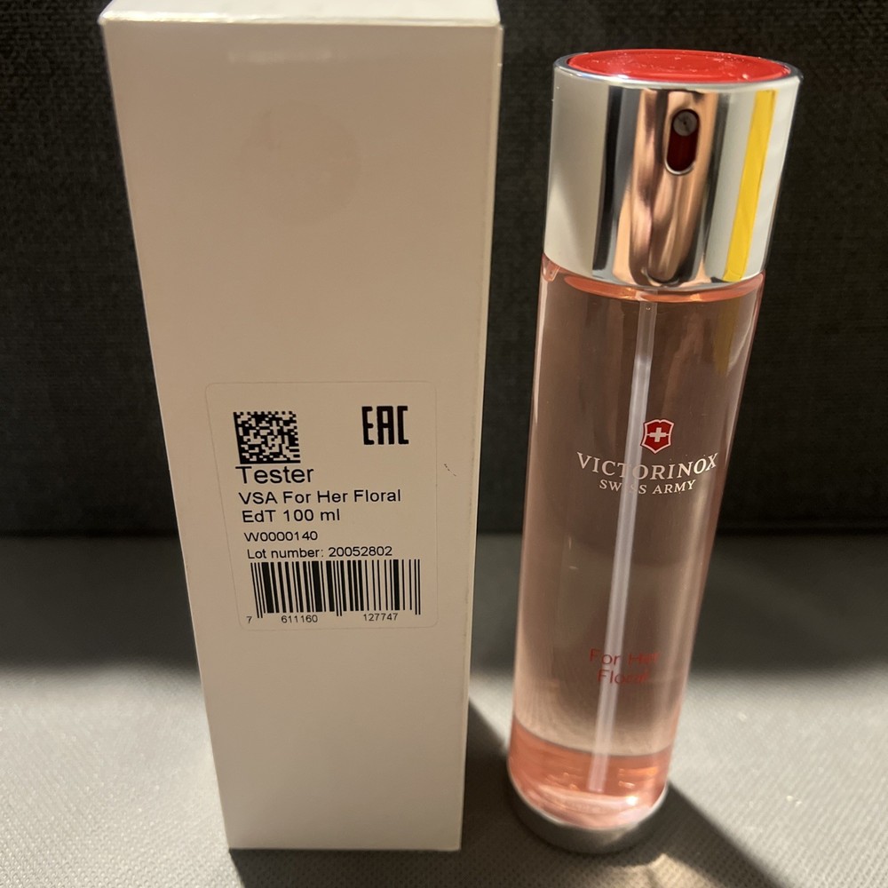 SWISS ARMY FOR HER FLORAL by Victorinox 3.4 Oz EDT Spray TESTER DISCONTINUED