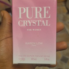 Karen Low Pure Crystal Eau de Parfum Spray 3.4 fl oz Regular Size for Women