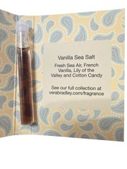 5 – Vera Bradley Vanilla Sea Salt Eau De Toilette Samples .05 FL OZ 1.5 mL