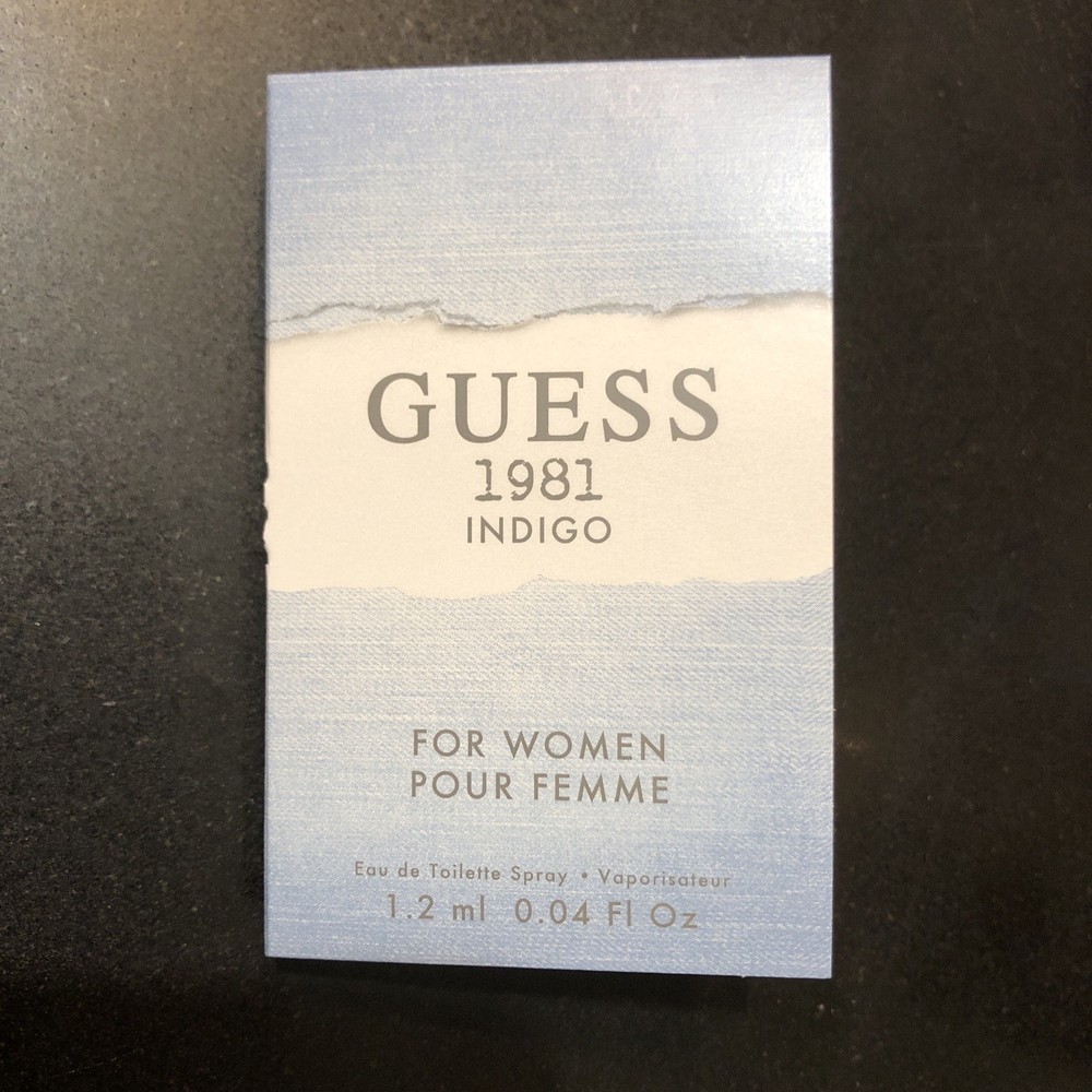 Guess 1981 Indigo by Guess for Women EDT Spray 0.04 Fl. oz/1.2 ML Sample New