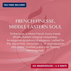EMBAROUGE LUXERIA Eau de Parfum Women Fruity Floral Amber Perfume 100ml