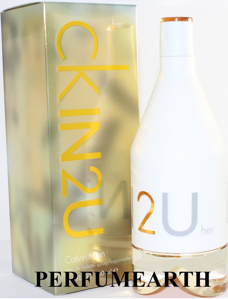 CK IN2U FOR HER 1.7/1.6 OZ EDT SPRAY BY CALVIN KLEIN NEW IN A BOX