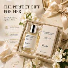 Long Lasting Jasmine Perfume for Women Fresh Floral Eau De Parfum Spray 50ML