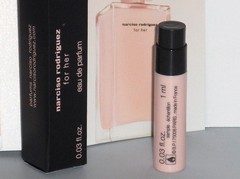 NARCISO RODRIGUEZ for Her Women’s Eau De Parfum Spray Samples Vials, 2 X .03 oz