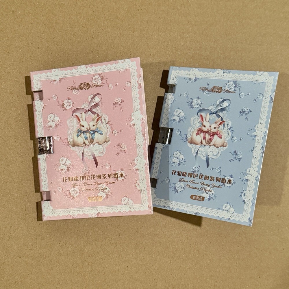 Flower Knows Bunny Garden Perfume Simple Set (Pure Floral Accord + Lychee Rose)