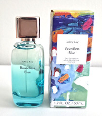 NIB ~ Mary Kay Perfume ~ Boundless Blue Eau de Parfum ~ Ltd Ed ~ 1.7 Fl Oz 50ml