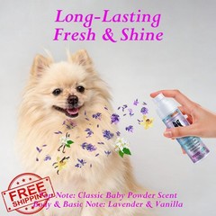 Mekseks Dog Cologne Baby Powder Scent 3.4oz