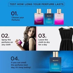 Bella Vita Skai Aquatic EDP 100ml Unisex Bergamot Lavender Patchouli Perfume FS