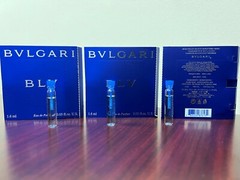 Lot 3 Vials BVLGARI BLV POUR FEMME 0.05 oz / 1.6 ML Eau De Parfum Sample Each