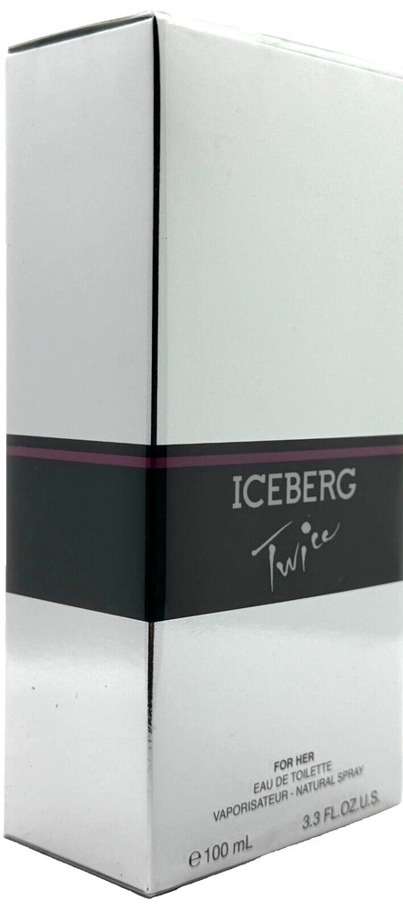 ICEBERG TWICE FOR HER EAU DE TOILETTE SPRAY FOR WOMEN 3.3 Oz / 100 ml BRAND NEW
