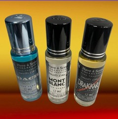 3pc Men Assorted Roll On Oil 12 ML Limited Time Only
