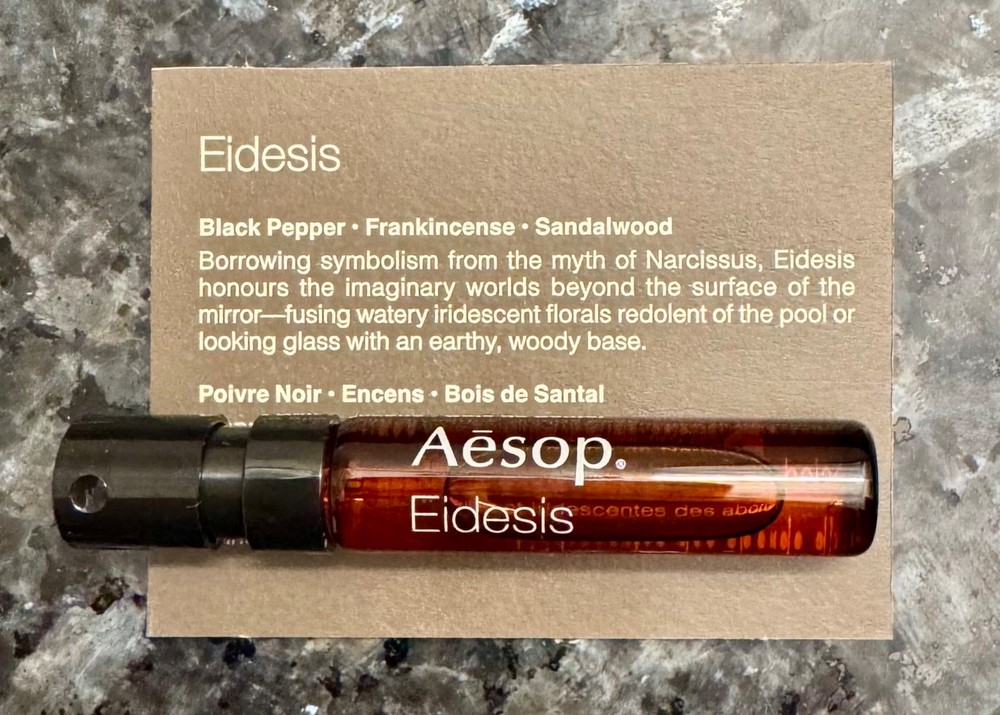 Aēsop Eau de Parfum 2ml Spray Vials Fragrance Anthology Vol 1~CHOOSE YOUR SCENT!