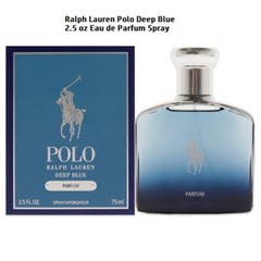 Ralph Lauren Polo Deep Blue 2.5 oz / 75 ml Eau de Parfum EDP Spray NEW, SEALED