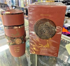 Lattafa Asad Bourbon Eau De Parfum Spray 3.4 oz (100ml) Unisex New in Box Sealed