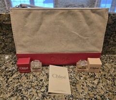 Chloe 4 Pc Set L’Eau De Parfum & Intense Mini L’ Eau De Parfum Lumineuse & Pouch