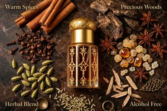 Shamama Attar Perfume Oil Traditional Oriental Spicy Herbal Ittar Long-Lasting