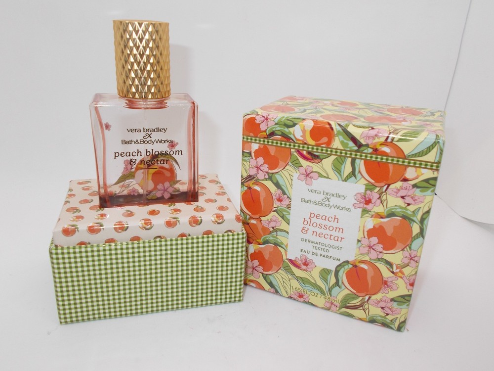 Bath & body works Vera Bradley Peach Blossom & Nectar Eau De Parfum Perfume NEW