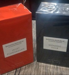Banana Republic Midnight Hour and Velvet Pomegranate 2.5 oz Each New Boxes!