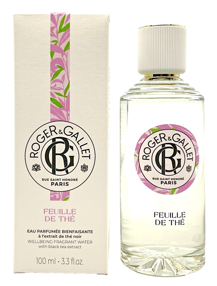 Feuille de Thé by Roger & Gallet for Women 3.3oz Fresh Fragrant Water Spr New
