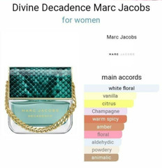 Marc Jacobs Divine Decadence Eau De Parfum Spray 3.4 Fl OZ 100 ML