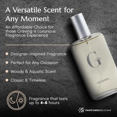 G eàu Eau de Toilette for Men – 3.4 Fl Oz Woody Citrus Scent, Affordable Luxury