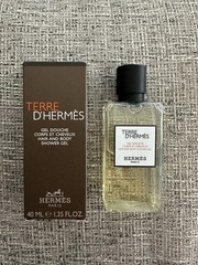 NEW TERRE D’HERMES by HERMES HAIR & BODY SHOWER GEL Travel Size 40mL/1.35fl oz