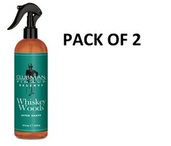 Clubman Whiskey Woods After Shave Spray 16 fl oz #43384 – PACK OF 2