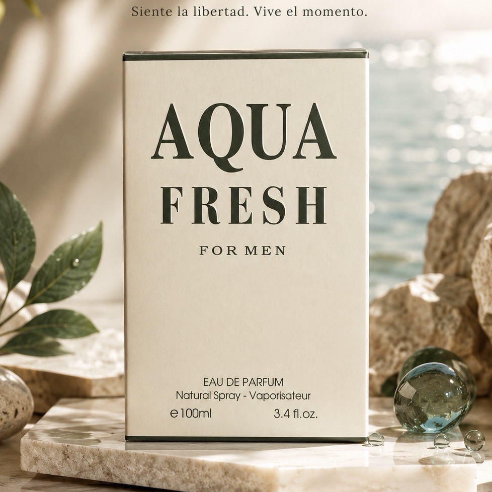 Fresh Aqua Fresh for Men Eau de Parfum Spray, Regular Size 3.4 fl oz