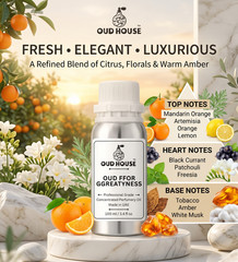 Oud House Oud FFor GGreatyness Perfumery Oil 3.4 fl oz Luxury Oud Oil