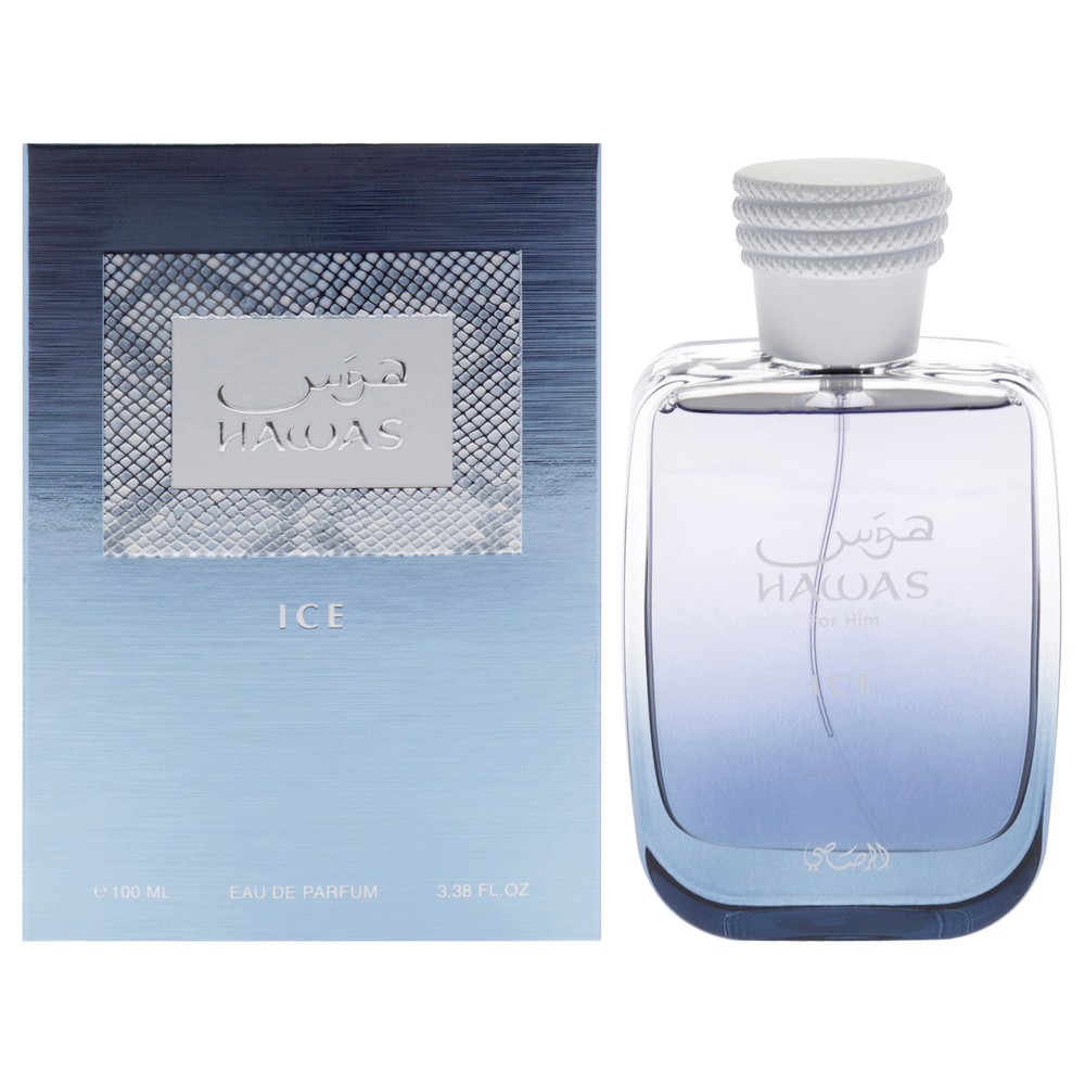 Hawas Ice by Rasasi for Men – 3.38 oz EDP Spray