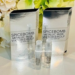 Viktor & Rolf Spicebomb METALLIC MUSK & Dark Leather EDP Perfume Samples FRESH