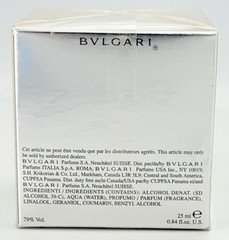 Bvlgari Eau Parfumee Au The Blanc Eau de Cologne 25 ml 0.84 Fl Oz Sealed Spray