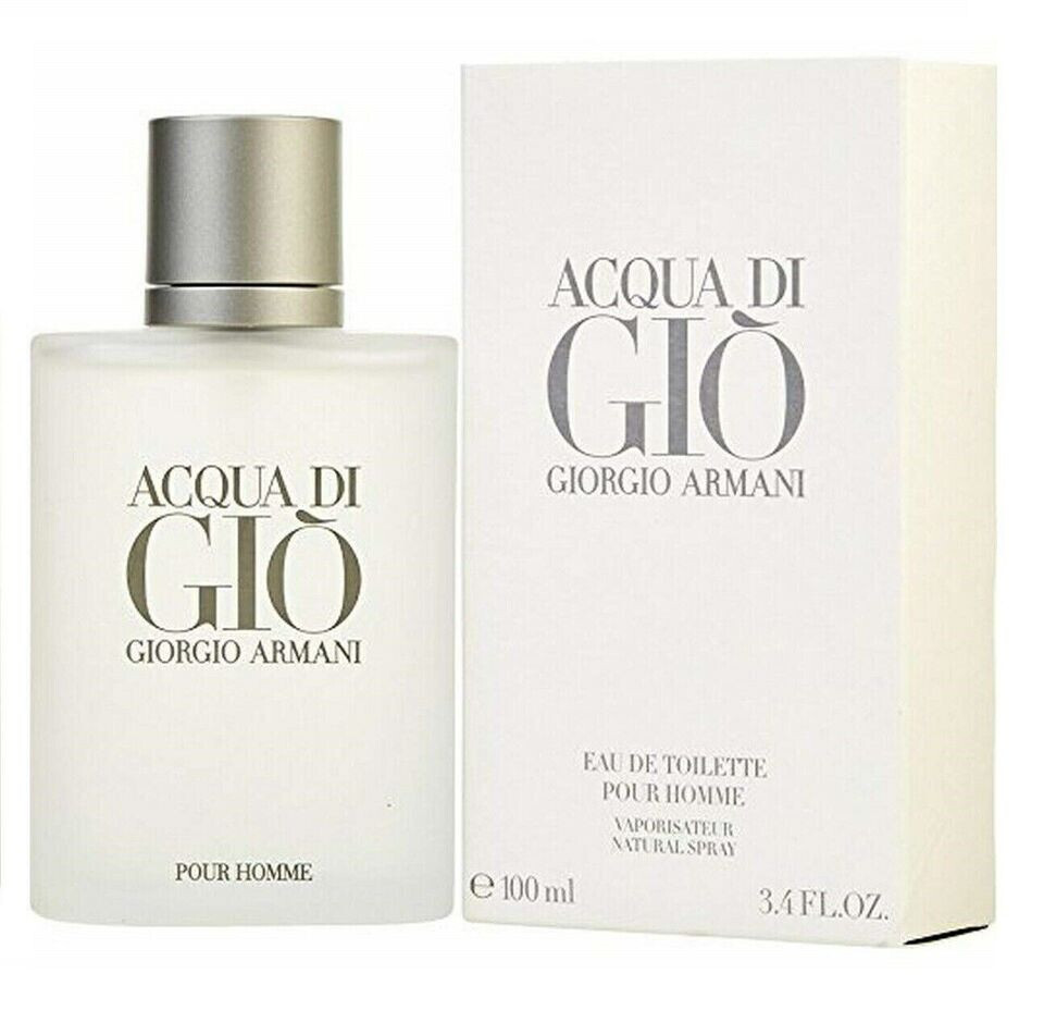 Giorgio Armani Acqua Di Gio 3.4 oz Men’s Eau de Toilette Spray New & Sealed