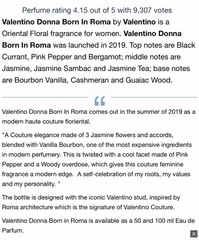 Valentino Donna Born In Roma Perfume 3.4oz.EDP Women New in Original Sealed Box