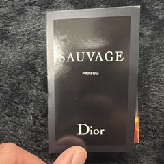 Dior Sauvage Parfum for men, 1 mL spray sample size, new with card.