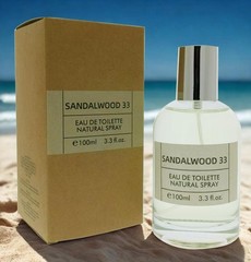 Sandalwood 33 Eau de Toilette Natural Spray 90ml 3.3 fl oz Unisex Perfume for Me