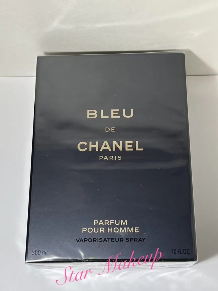Bleu De Chanel PARFUM Pour Homme 10 oz/300 ml JUMBO Sealed Box 100% authentic