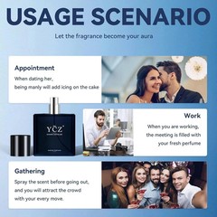 Ycz Charm Unfolds Marine Perfume for Men Long Lasting Fragrance 1.7oz(50ml)