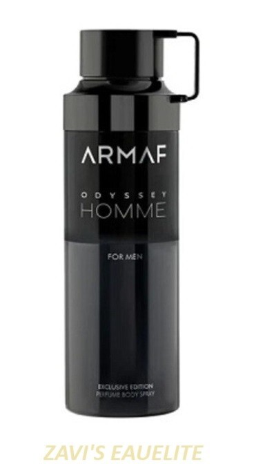 ARMAF ODYSSEY HOMME PERFUME BODY SPRAY 6.8 OZ FOR MEN (NEW WITHOUT BOX)