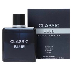 CLASSIC BLUE Men’s Designer EDT Cologne 3.4 oz Spray by MIRAGE BRANDS