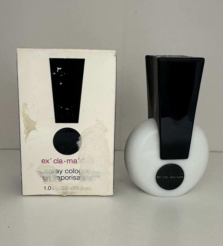 Exclamation by Coty for Women 1 oz Cologne Spray Original Version Damaged Box