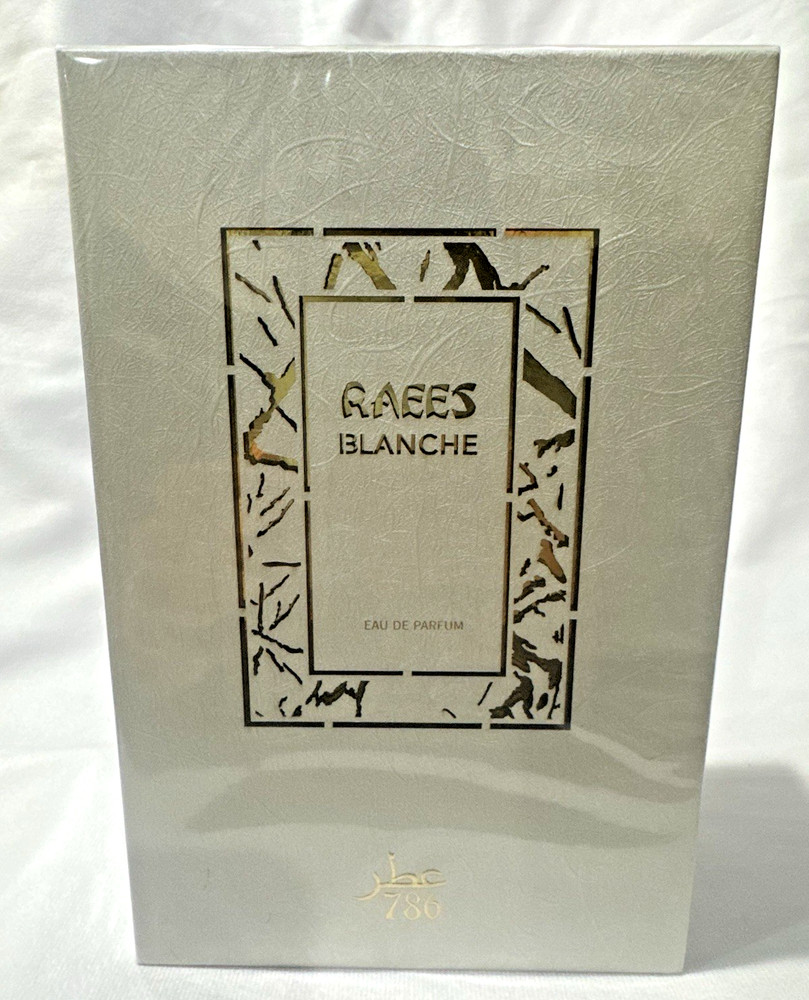 Raees Blanche by Jo Milano Paris 786 EDP Spray 3.4 oz 100ml New Sealed