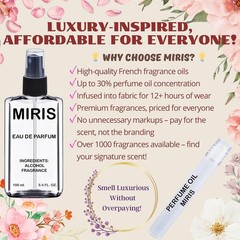 MIRIS No. 24558 Eau de Parfum for Women, 3.4 Fl Oz Spray