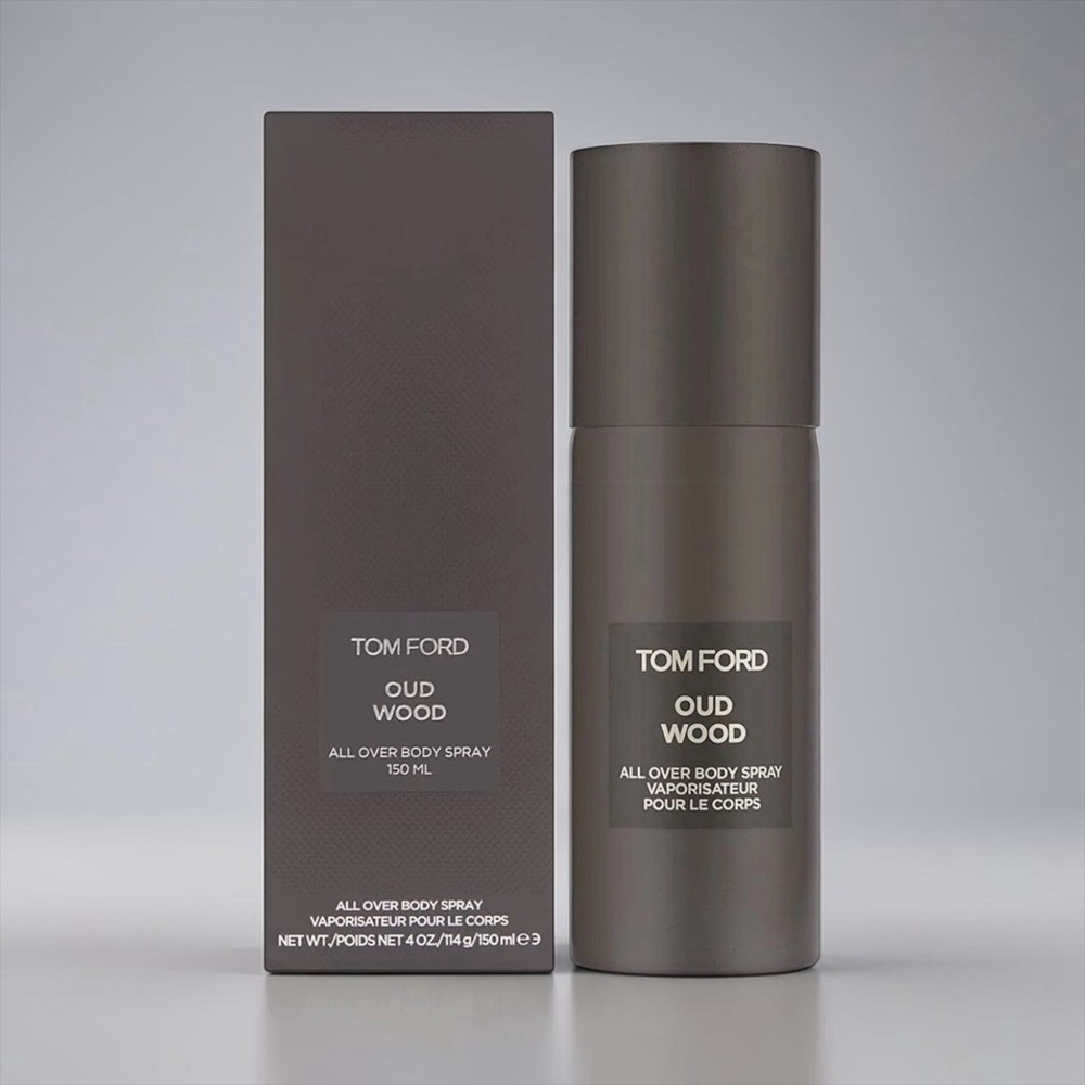 NIB~ TOM FORD All over Body Spray OUD WOOD 4 oz 150 mL Full Size SEALED