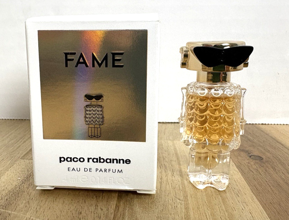 Paco Rabanne FAME Eau de Parfum .14 fl oz /4mL Travel Size Mini France With Box