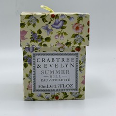 Crabtree & Evelyn Eau de Toilette Summer Hill 1.7 oz / 50mL BRAND NEW Fragrance