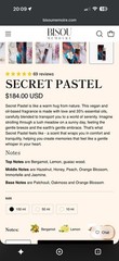 Gift bundle Bisou Memoire Oro, Secret Pastel, & Vero in 3.4 fl oz & 0.34fl oz